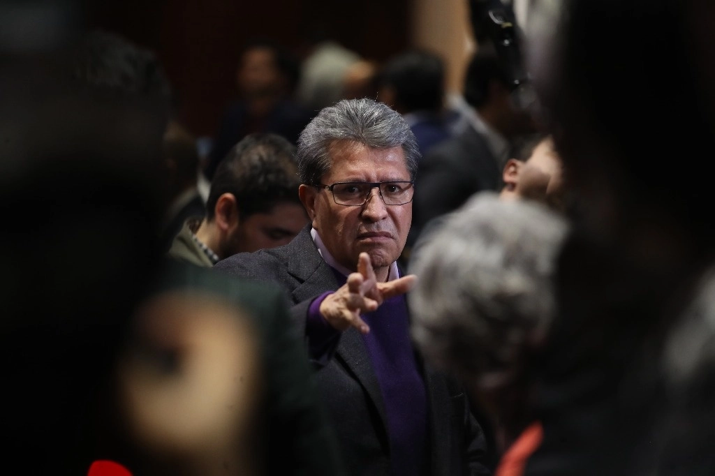 El coordinador de la bancada de Morena en San Lázaro, Ricardo Monreal, durante una sesión plenaria en el recinto, el 29 de octubre de 2024. Foto Yazmín Ortega Cortés