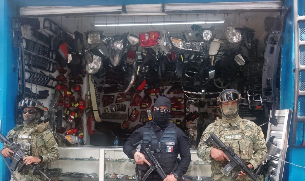 Durante el operativo “Refuerzo CDMX”, en el periodo del 15 de marzo al 14 de abril en la capital del país, también se han realizado “revisiones técnicas en centros penitenciarios”, informó la Marina. Foto cortesía Semar