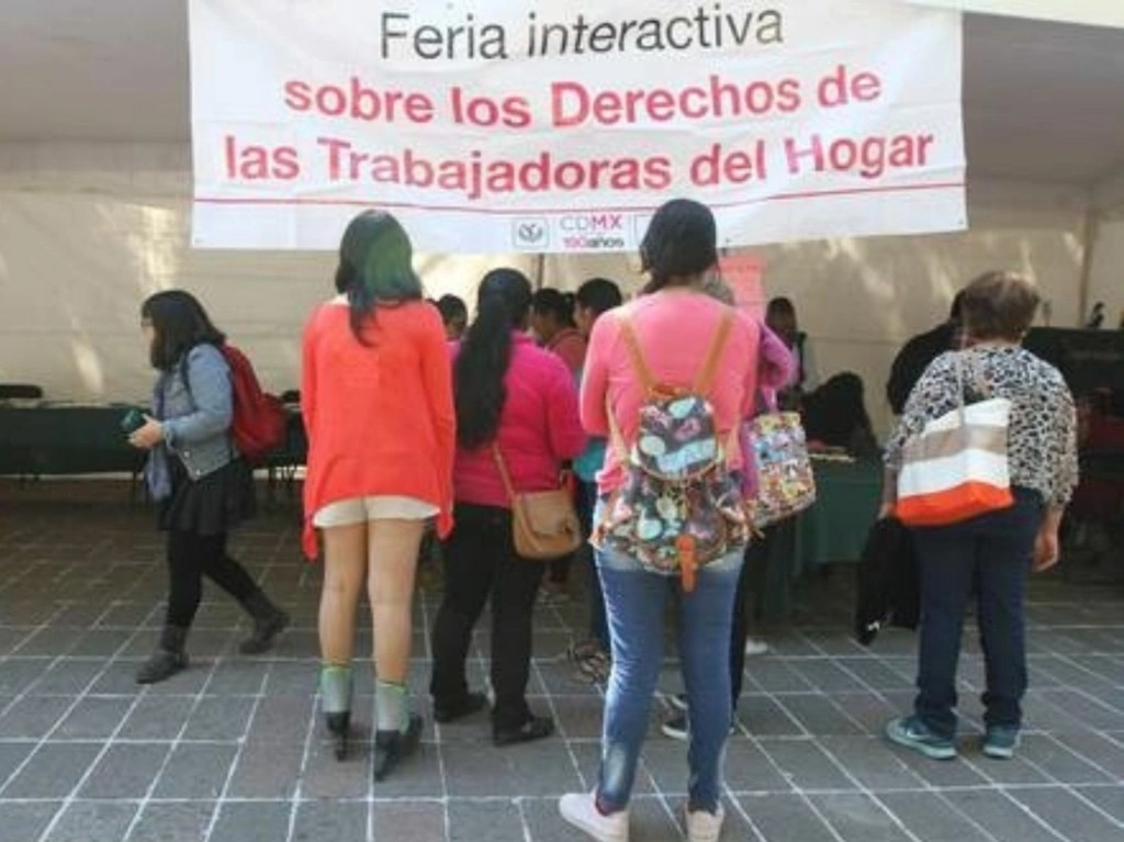 Feria Interactiva sobre los Derechos de las Trabajadoras del Hogar. Foto María Luisa Severiano / Archivo