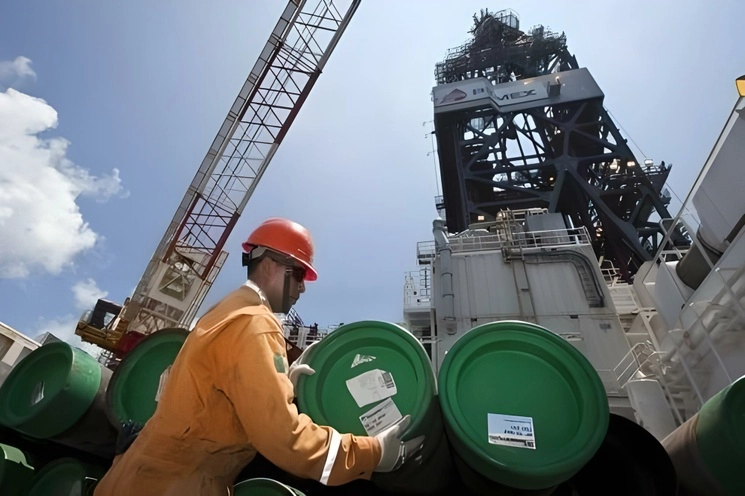 La fortaleza del peso frente al dólar provocó que en los primeros cinco meses del año los ingresos petroleros se desplomaran en una cuarta parte, comparados con los captados en igual periodo de 2022. Foto José Carlo González / Archivo