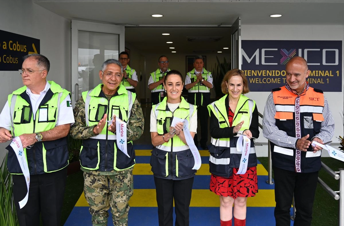 El Aeropuerto Internacional de la Ciudad de México realiza modificaciones en sus terminales con miras al arranque la Copa Mundial FIFA 2026 que celebrará algunos partidos en la capital. Foto  