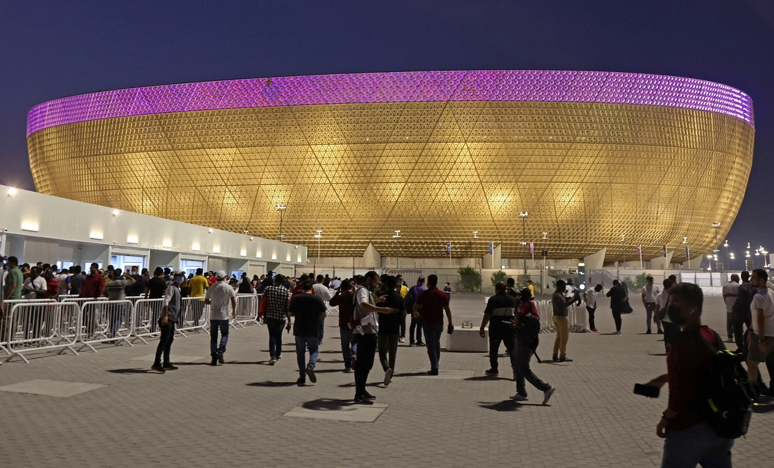 El estadio Lusail en Doha será sede de varios partidos del Mundial Qatar 2022. Foto Afp