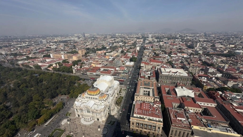 Perspectiva de la zona norte de la CDMX este 01 de enero de 2025. Foto Jair Cabrera