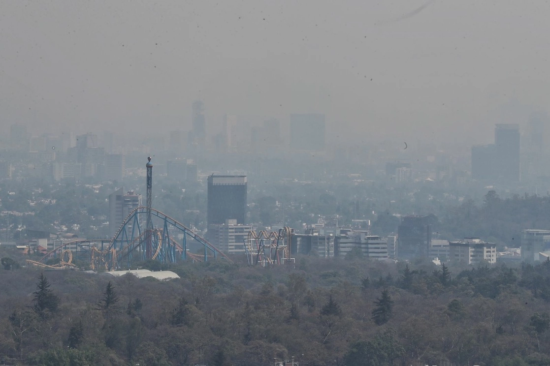 Perspectiva de la contaminación en el Valle de México. Foto Marco Peláez