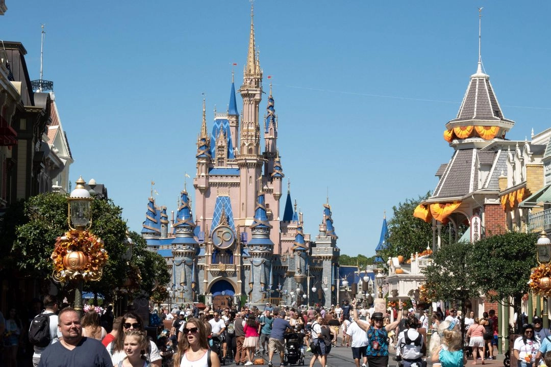 El parque temático Walt Disney World en Orlando, Florida.