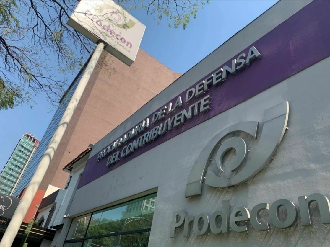 Instalaciones de la Procuraduría de la Defensa del Contribuyente en la CDMX. Foto tomada del Twitter de @ProdeconMexico / Archivo