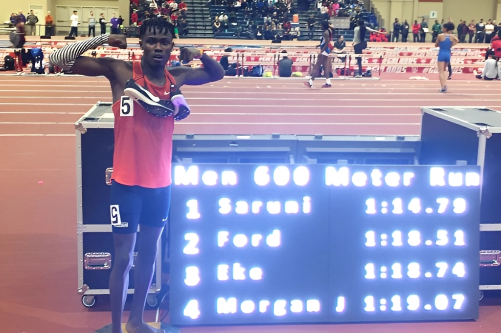 Michael Saruni, corredor de los 800 m, fue suspendido 4 años por haber pedido a una persona que se le parecía someterse a control antidopaje en su lugar. Foto tomada del sitio https://worldathletics.org/athletes / Archivo

