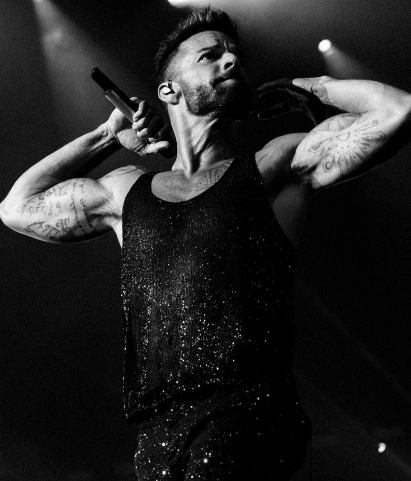 En imagen de archivo, Ricky Martin durante un concierto. Foto Twitter @ricky_martin