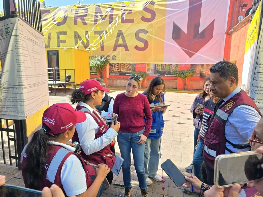 La construcción de Río Churubusco 213 que fue un centro de distribución de la empresa José Cuervo, comenzó a ser demolida en días para edificar un edificio de 17 niveles para 904 departamentos. Foto Iztacalco CIBanco 