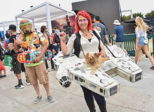 La Comic-Con de San Diego, California atrae cada año a 135 mil fanáticos de la cultura pop. Foto Afp