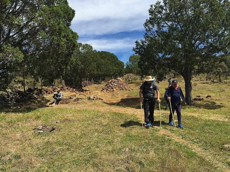 Parte del recorrido de la Ruta del Peregrino. Foto Facebook @rutadelperegrino