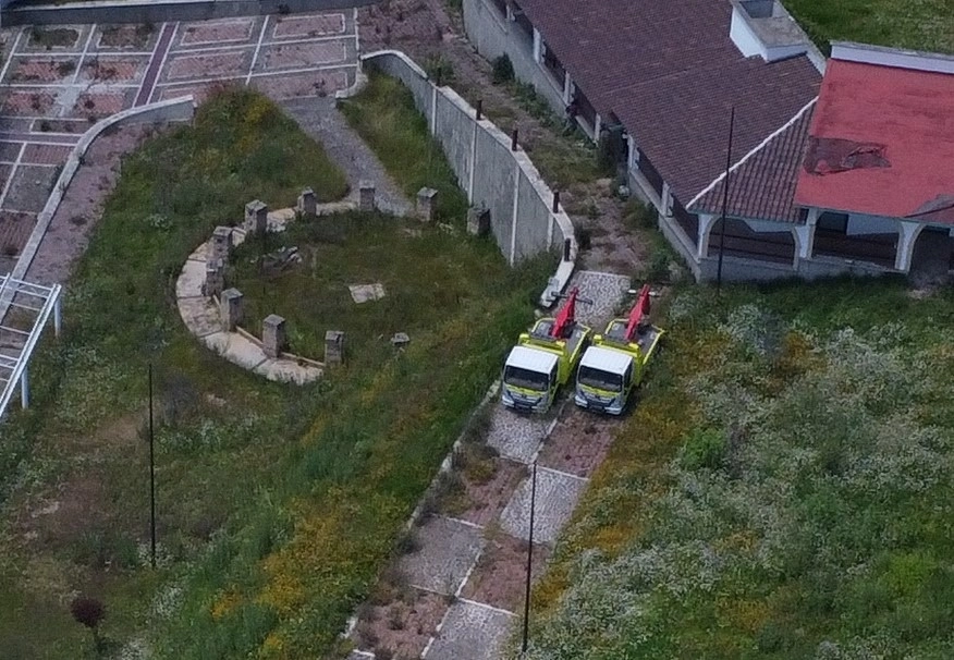 La construcción de una universidad en el predio del Rancho Los Tres García, en Edomex, quedó suspendida. Foto La Jornada