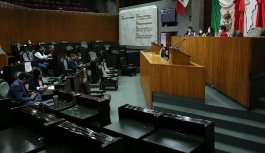 Sesión ordinaria en el Congreso de NL. Foto tomada del X de @CongresoNL