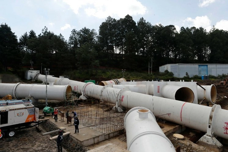Imagen de las instalaciones de la planta potabilizadora Berros que tiene 30 y 35 años de funcionamiento, el 22 de octubre de 2018. Foto Carlos Ramos Mamahua