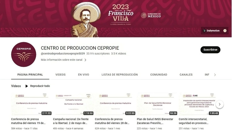 Imagen tomada del canal de Cepropie en YouTube