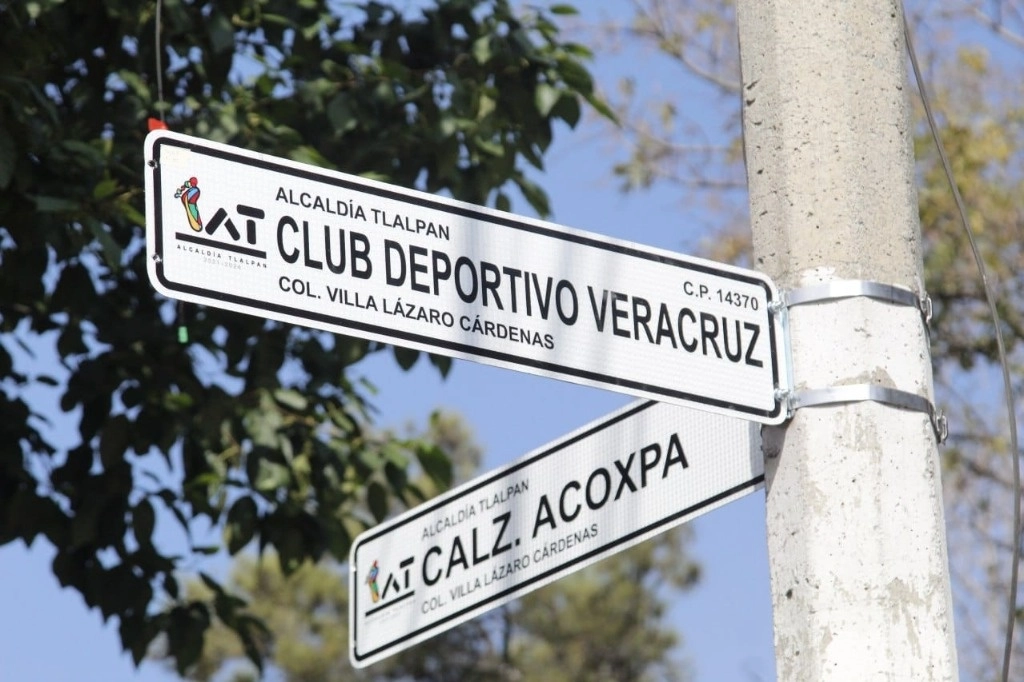 En nueve colonias de Tlalpan ya cambiaron la nomenclatura. Foto cortesía alcaldía Tlalpan