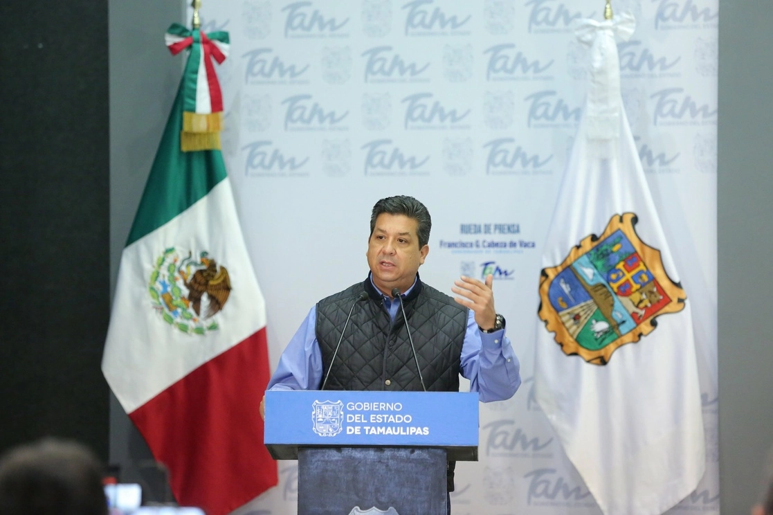 Francisco García Cabeza de Vaca, gobernador de Tamaulipas. Foto tomada del Twitter de @fgcabezadevaca
