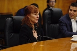 Tatiana Clouthier, titular de la Secretaría de Economía, en imagen de archivo. Foto Cristina Rodríguez 