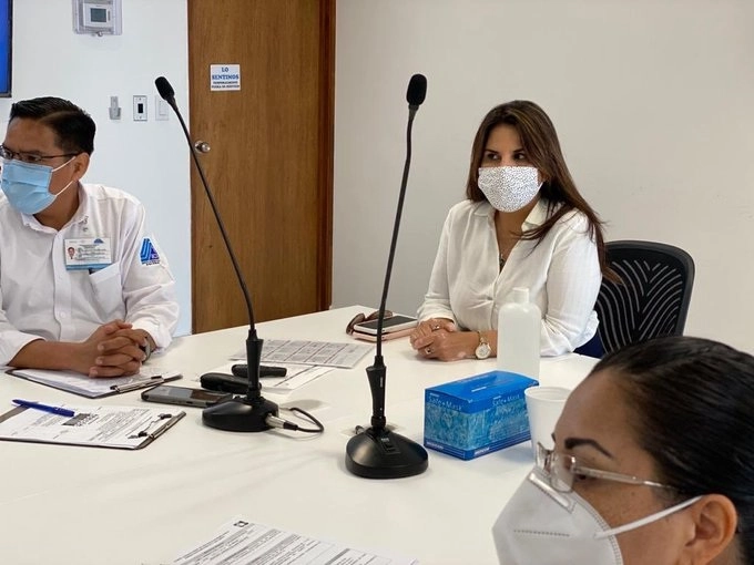 La alcaldesa de Los Cabos, Armida Castro Guzmán, en imagen de  julio pasado. Foto @jArmidaCastro