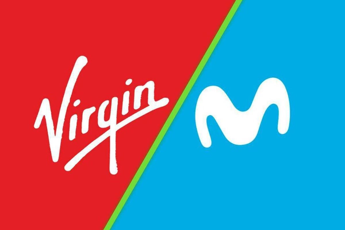 Logos de Virgin Mobile y Telefónica tomada de 