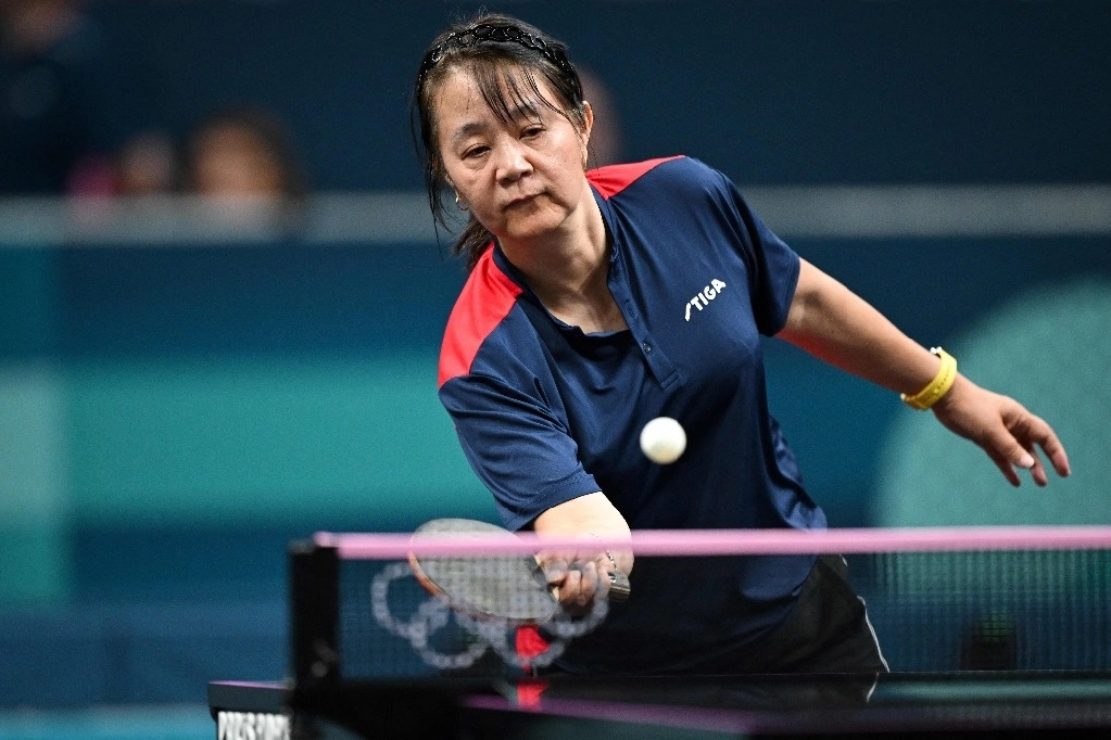 La chilena, Tania Zeng, de la disciplina de tenis de mesa asegura que seguirá jugando "hasta que su cuerpo diga que se acabó". Foto Afp 