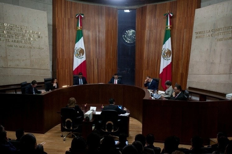 Magistrados del TEPJF durante una sesión. Foto Cristina Rodríguez / Archivo

