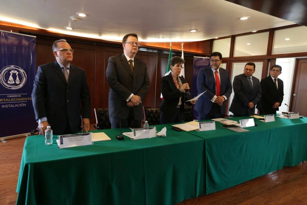 La Comisión de Fortalecimiento es un órgano colegiado integrado por las siete magistraturas de Sala Superior. Foto TEPJF
