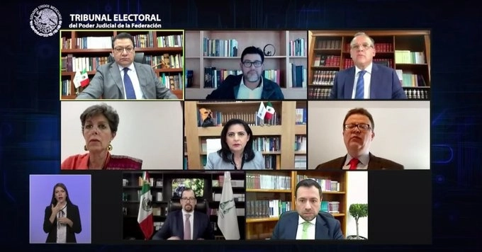 Sesión del Tribunal. Foto de su twitter