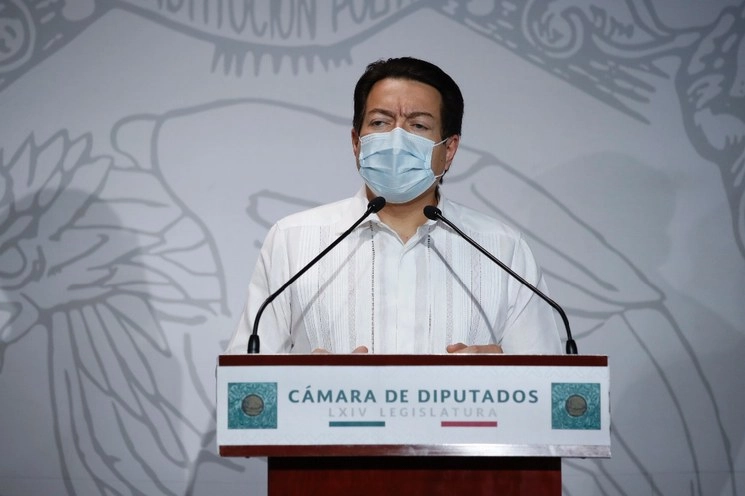 Mario Delgado durante una conferencia el 30 de junio pasado. Foto Cristina Rodríguez