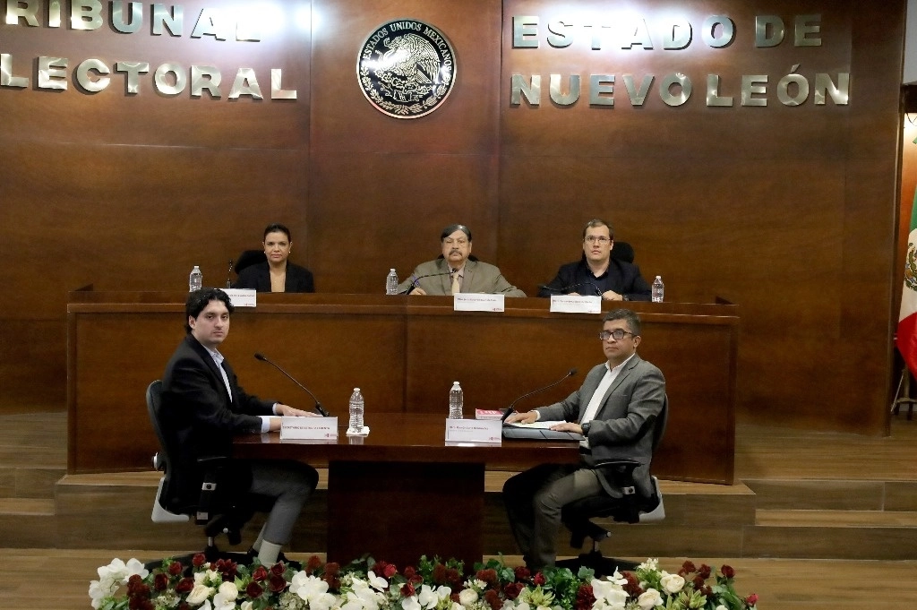 La sala regional del TEPJF en Monterrey, estado de Nuevo León, revocó la resolución de validez de la elección municipal de Nuevo Laredo. Foto tomada de X @TEENL1