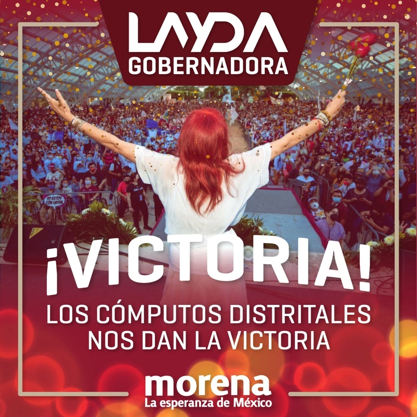 La candidata de Morena supera por 7 mil votos al abanderado de Movimiento Ciudadano.