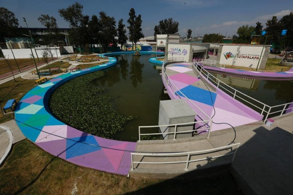 Unidad de “Utopías” Tezontli, en el Deportivo San Lorenzo Tezonco. Foto cortesía / Cuartoscuro / La Jornada / Archivo
