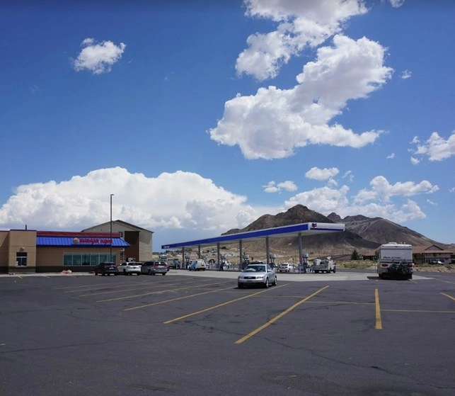 Un terremoto de magnitud 5.8 fue registrado a 60 kilómetros al oeste de Tonopah, Nevada. Imagen tomada de Google Maps