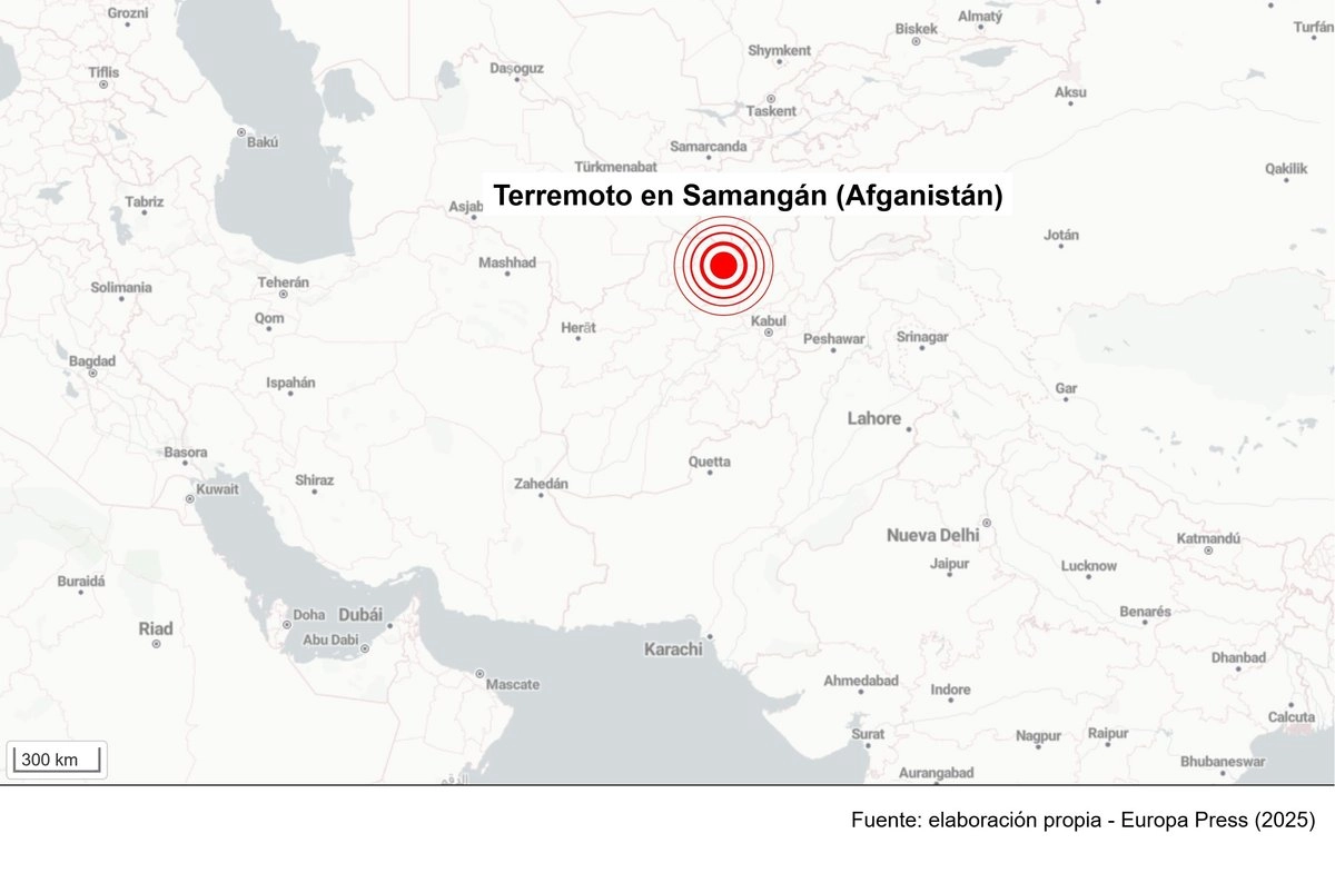 El epicentro del sismo se ubicó a 22 kilómetros al oeste-suroeste de la localidad de Kholm.
