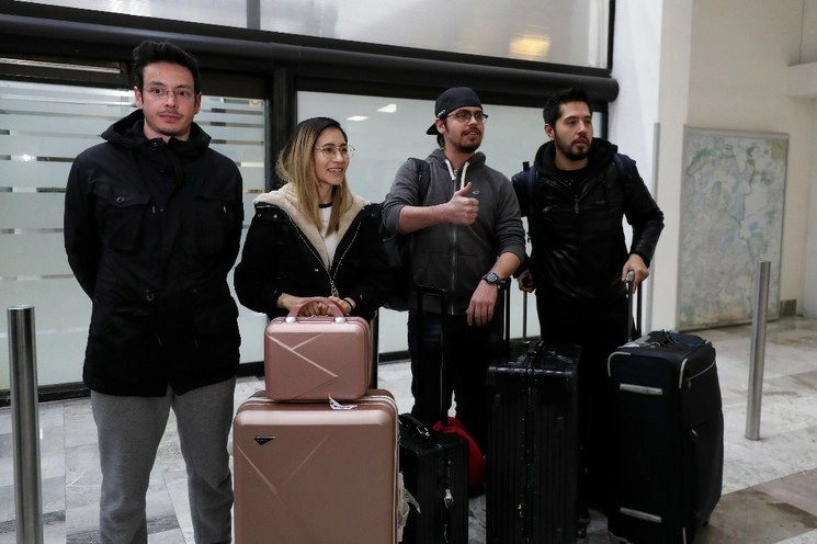 Los cuatro mexicanos arribaron a la Ciudad de México el pasado 16 de febrero de 2020. Foto Cristina Rodríguez