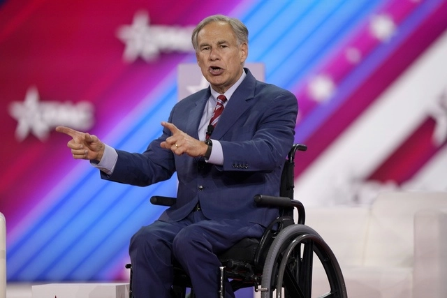 Greg Abbott, gobernador de Texas, en imagen del 4 de agosto. Foto Ap.