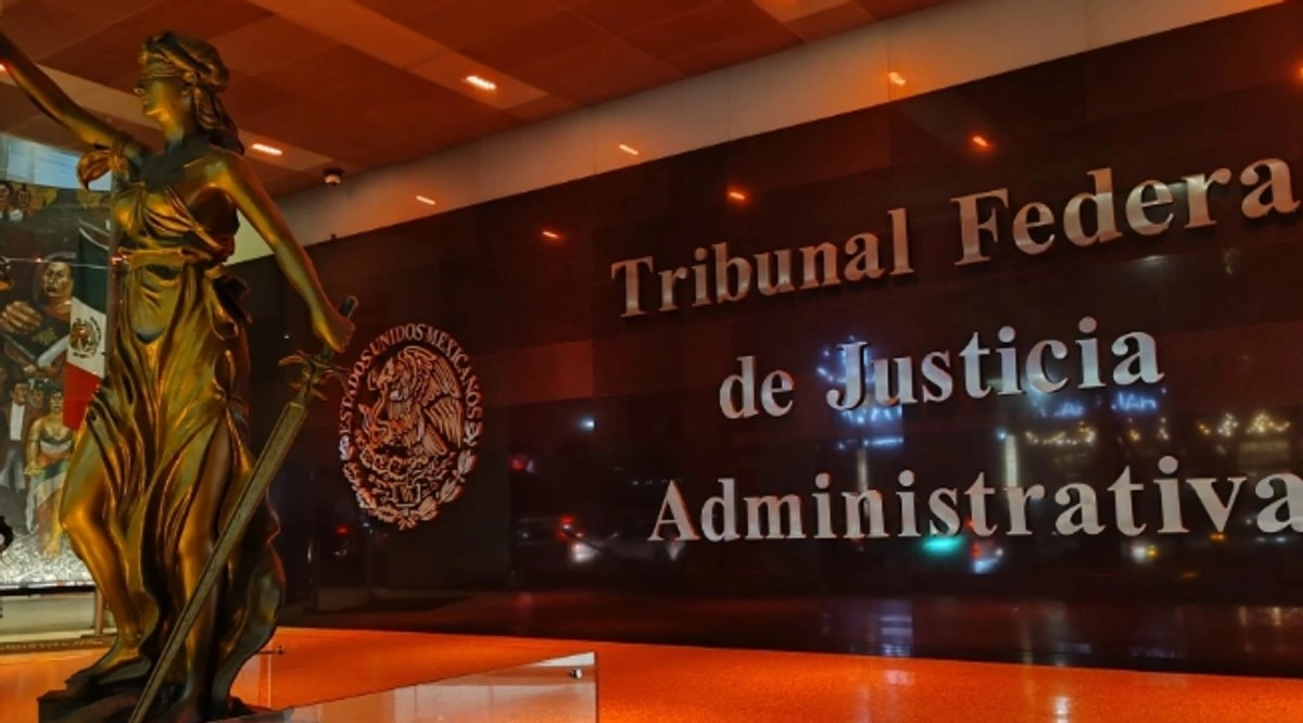 Aspecto externo del Tribunal Federal de Justicia Administrativa. 
