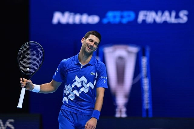 El número 1 del mundo, Novak Djokovic, perdió en la semifinal ante el austriaco Dominic Thiem, en Londres. Foto Afp