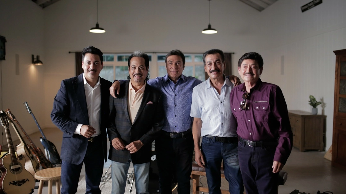 Los Tigres durante la filmación. Foto cortesía Prime Video 