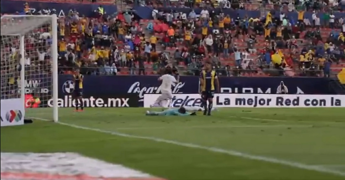 Festejo de los Tigres luego de la segunda anotación. Foto @TigresOficial