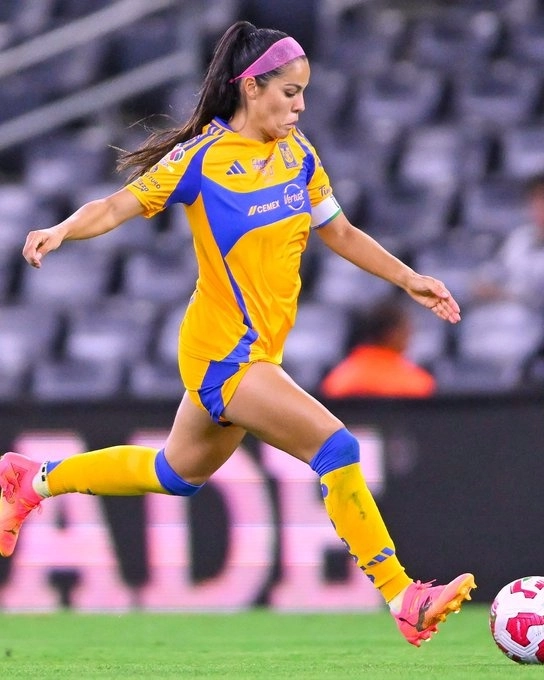 En el segundo tiempo, el ritmo de juego disminuyó, por lo que la afición presente en el estadio de las Rayadas no tuvo grandes emociones. Foto @TigresFemenil