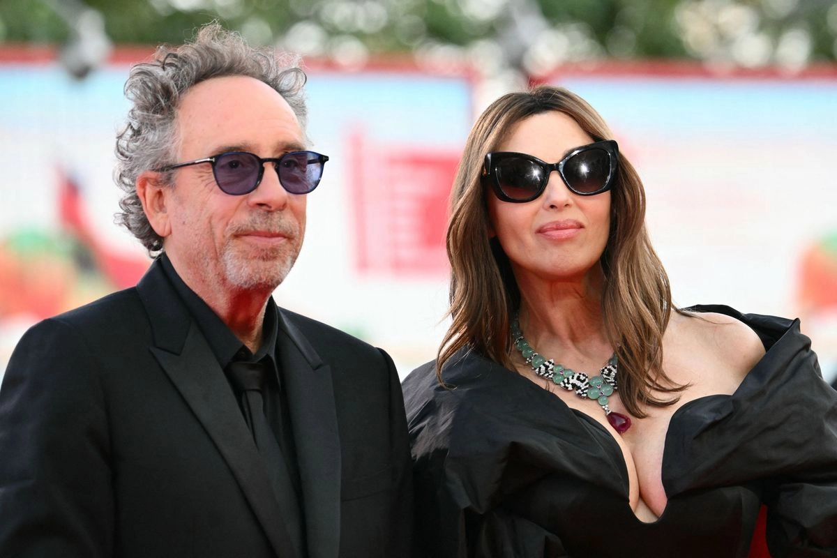 "Con mucho respeto y profundo cariño mutuo, Monica Bellucci y Tim Burton decidieron separarse", afirmaron las dos estrellas en un comunicado común. Imagen del 28 de agosto de 2024. Foto 