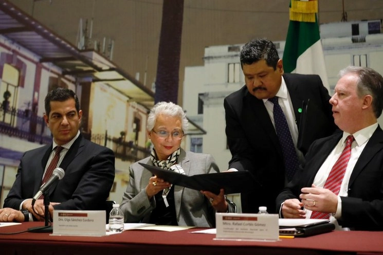La tipificación del delito de feminicidio es una obligación internacional que el Estado mexicano está obligado a cumplir, aseguró Olga Sánchez Cordero. Foto Cristina Rodríguez 