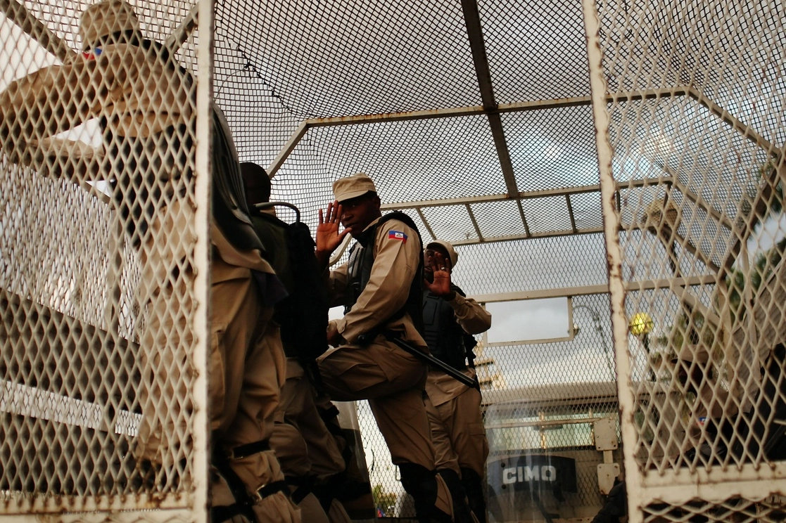 Policías haitianos en Puerto Príncipe. Foto Europa Press / Archivo