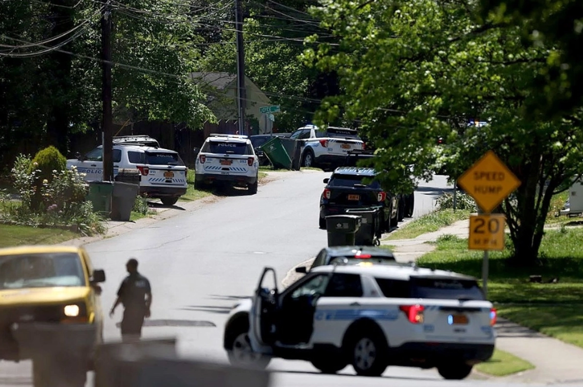 Policías en Carolina del Norte. 