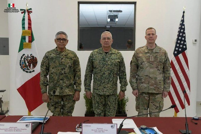 El encuentro se realizó en el Centro Nacional de Adiestramiento de la Sría. Def. Nal. en Santa Gertrudis, Chihuahua. Foto 