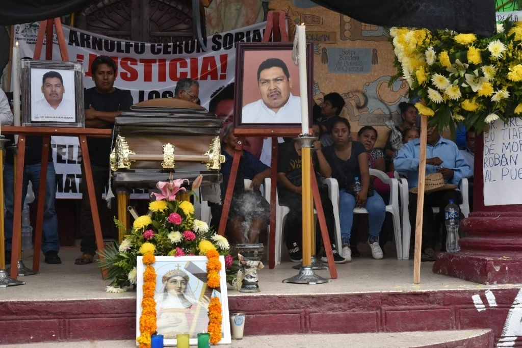 Con una misa recordaron al activista Arnulfo Cerón a un año del hallazgo de su cuerpo en una fosa clandestina. Foto tomada de tlachinollan.org