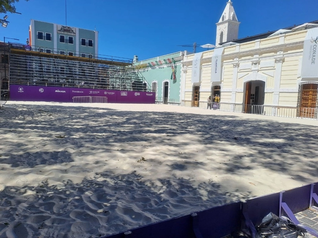 La capital tlaxcalteca recibirá los partidos de semifinales y finales en la explanada del MAT. Foto José Carlos Avendaño