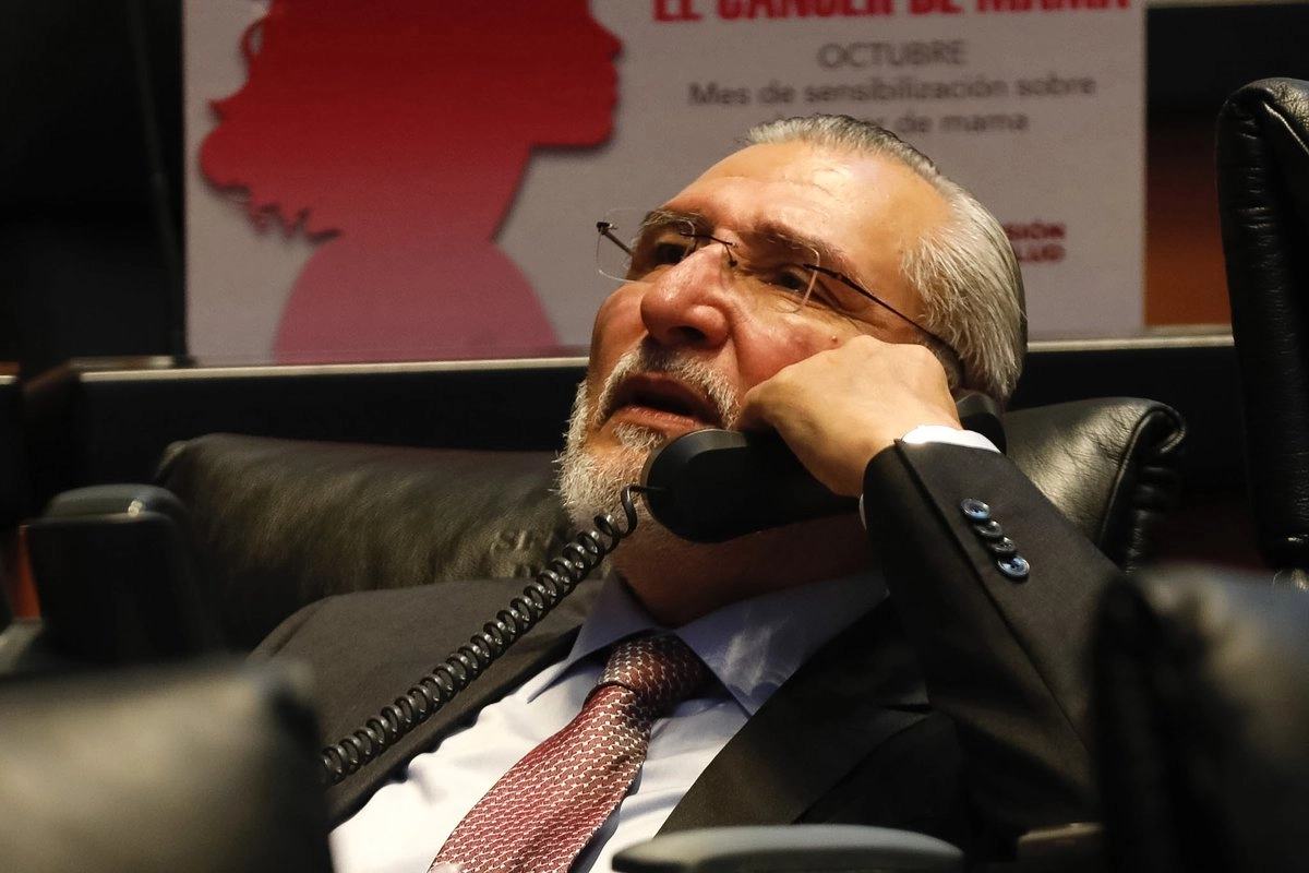 El coordinador de los senadores de Morena, Adán Augusto López en imagen de archivo. Foto 