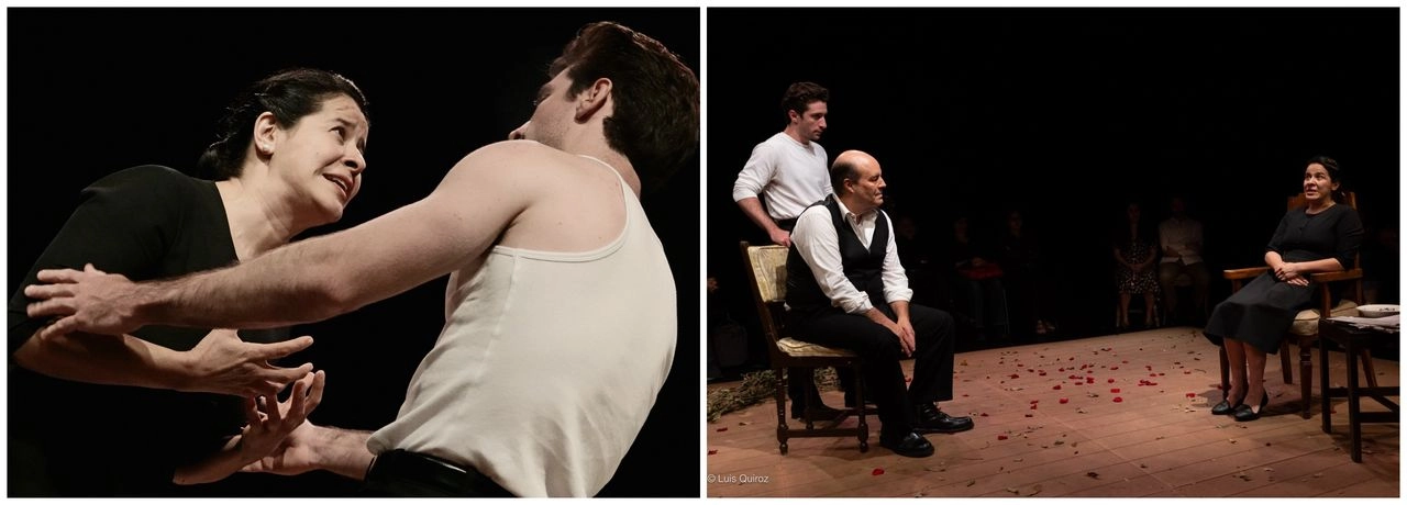 Escenas de la obra ‘Todos eran mis hijos’, dirigida por Diego del Río. Foto Cortesía de la producción 